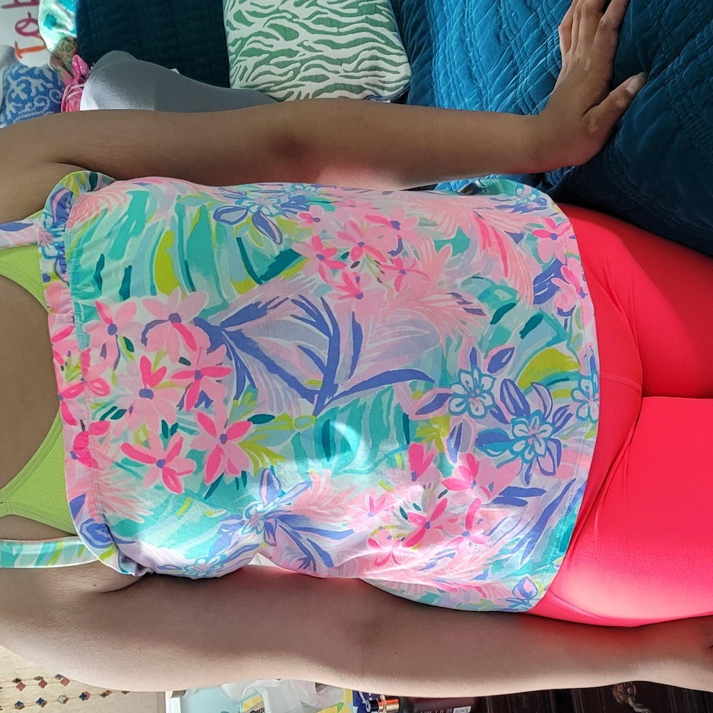 Floral Tropical Tank Top